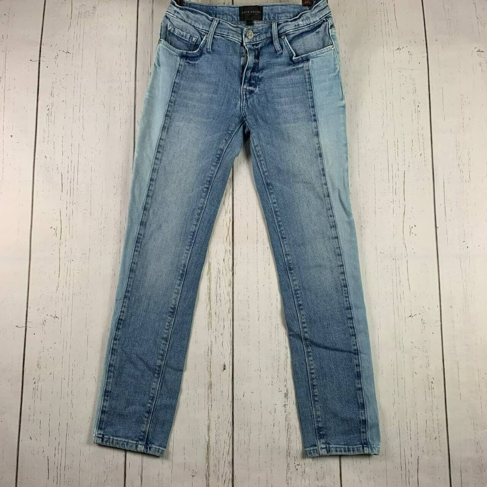 Black Orchid Harper 24 Boyfriend Fit Skiny Low Rise Blue Jeans Pants Denim Women